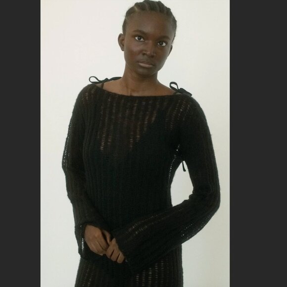 Bella Anna Polilla Crochet Dress M - Picture 1 of 5